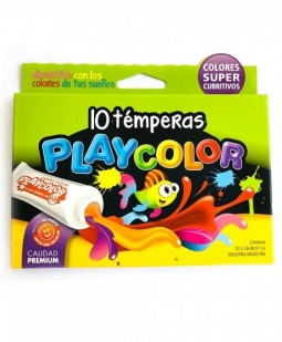 Tempera playcolor x10