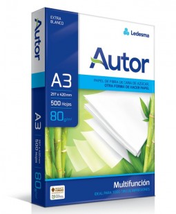 Resma autor a3 80 gr