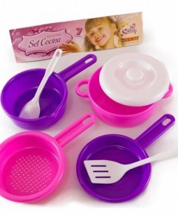 Set de cocina color rosa duravit