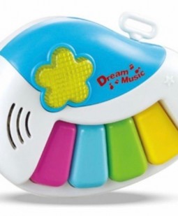 Piano pequeño bebe con luz y sonido