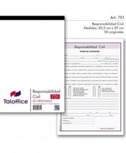 Boleto responsabilidad civil x50