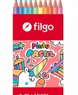 Lapices filgo pastel x 10