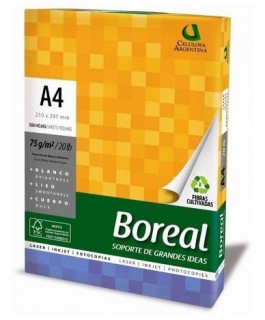 Resma boreal a4 75gr