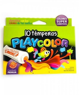 Tempera playcolor x10