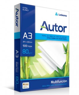 Resma autor a3 80 gr