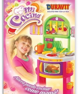 Cocina chica en caja duravit