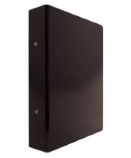 Carpeta avios a4 2x40 fibra negra
