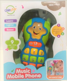 Celular baby con luz y sonido