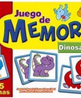 Juego de memoria dinosaurios implas