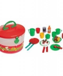 Lunchera petit gourmet con set de cocina