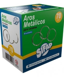 Aros metalicos sifap 70mm