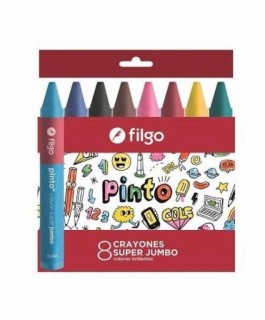 Crayones filgo super jumbo x8