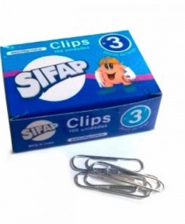 Clips metal sifap n°3 x 100