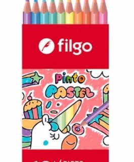 Lapices filgo pastel x 10