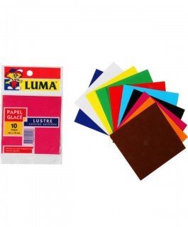 Papel glace luma lustre x 10