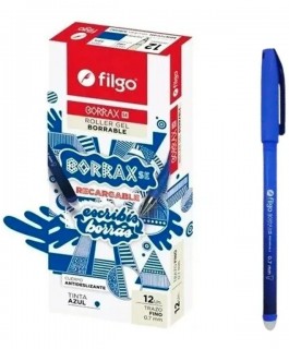 Boligrafo borrable filgo borrax se