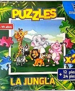 Puzzle x2 la jungla x12 pz totogames